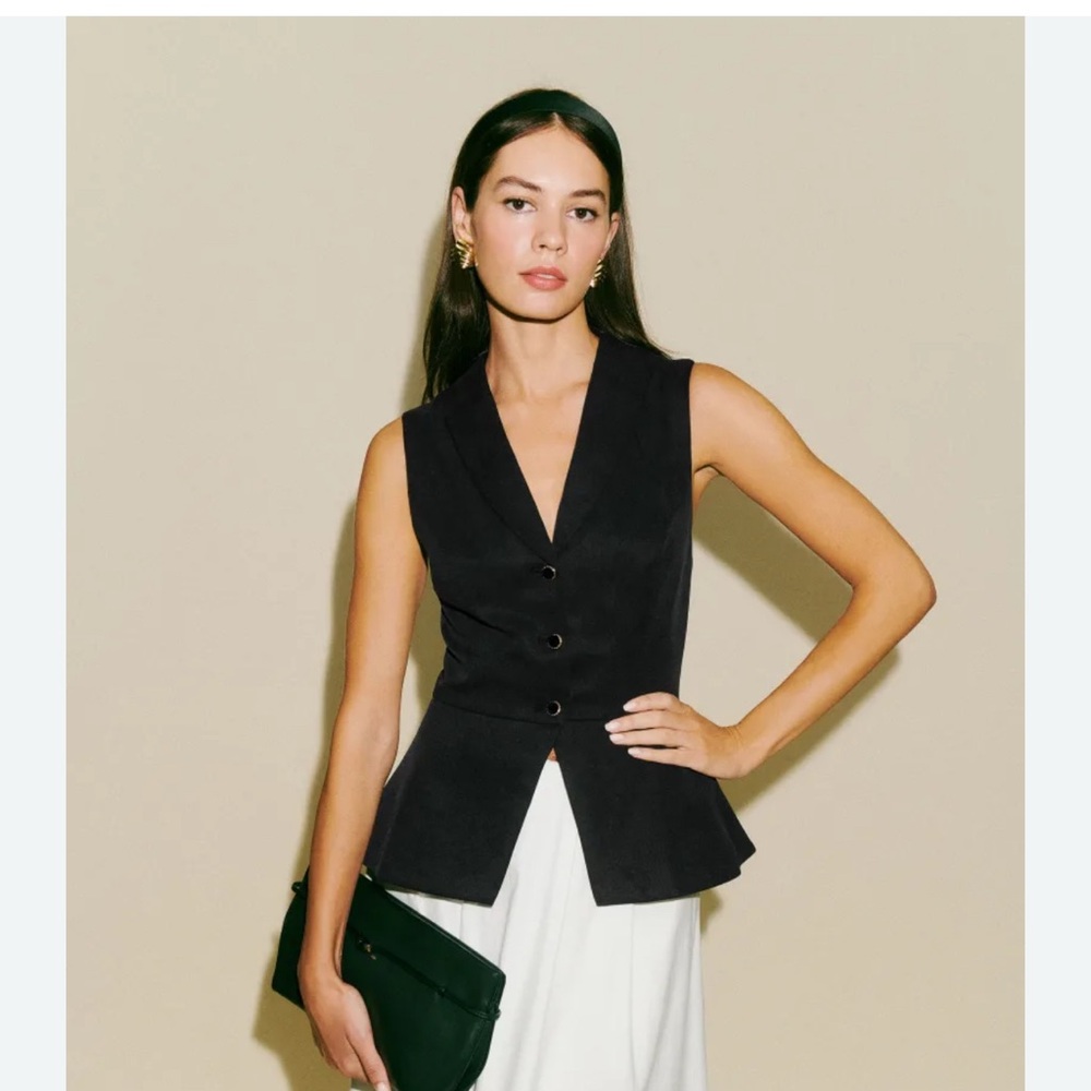 Reformation Black Vest